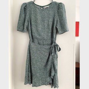 Abercrombie & Fitch High Neck Wrap Dress